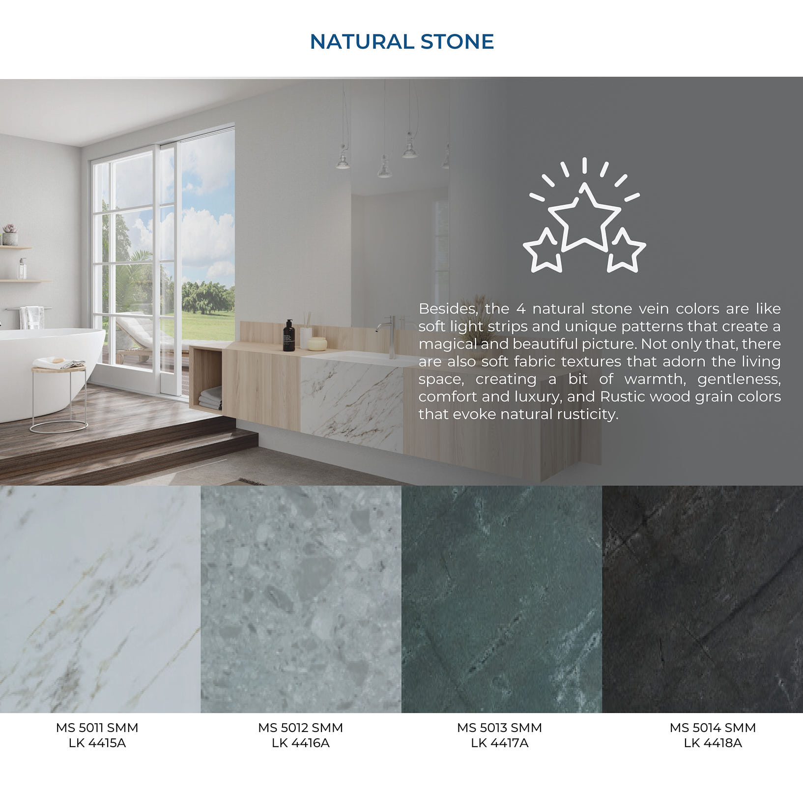 BST số 06 (Art Wood) gồm 21 màu mà An Cường mới ra mắt năm 2024 là một bản giao hưởng của những họa tiết đẹp nhất từ thiên nhiên.